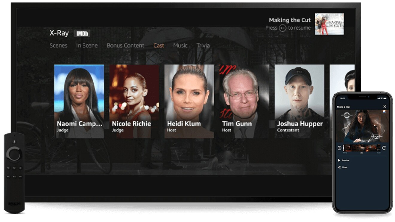 Amazon Prime Video's X-Ray On Smart TVs
