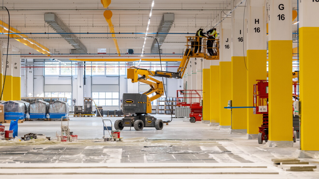 Logistikhalle in Achim im Bau, Erdgeschoss