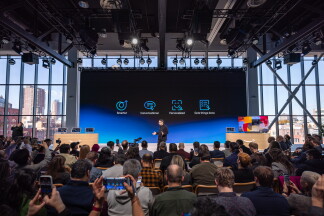Panos Panay on stage at the Amazon Alexa Event 2025