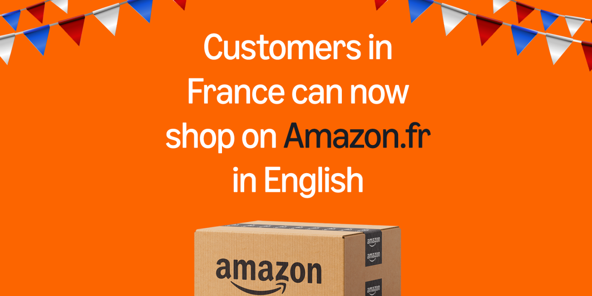 Amazon.fr is now available in English – France