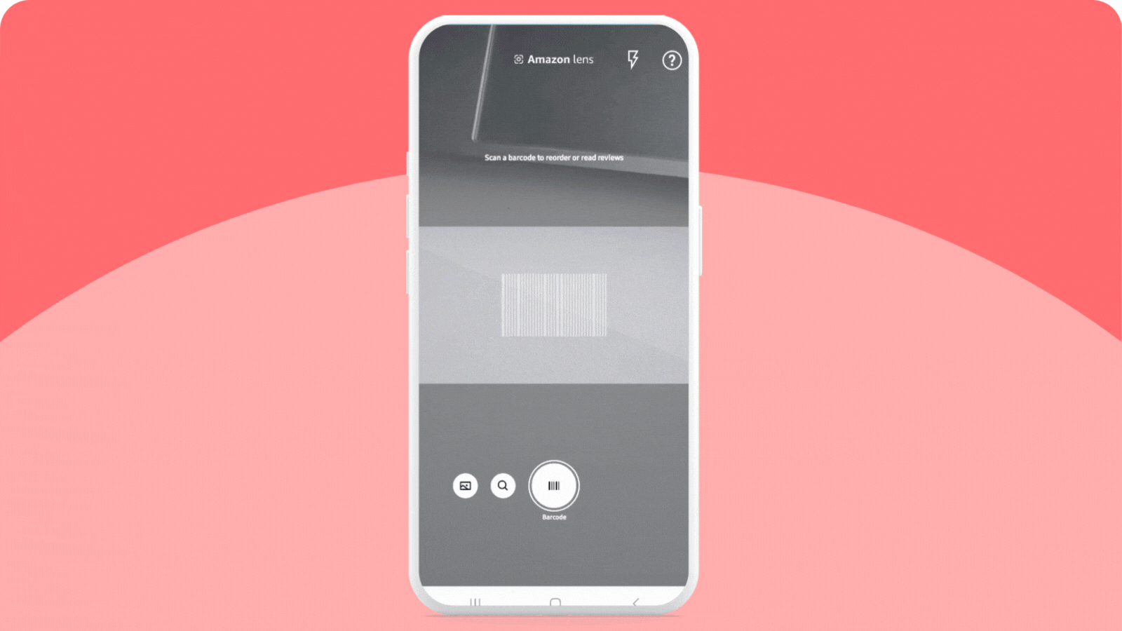 Amazon Lens scanning barcode