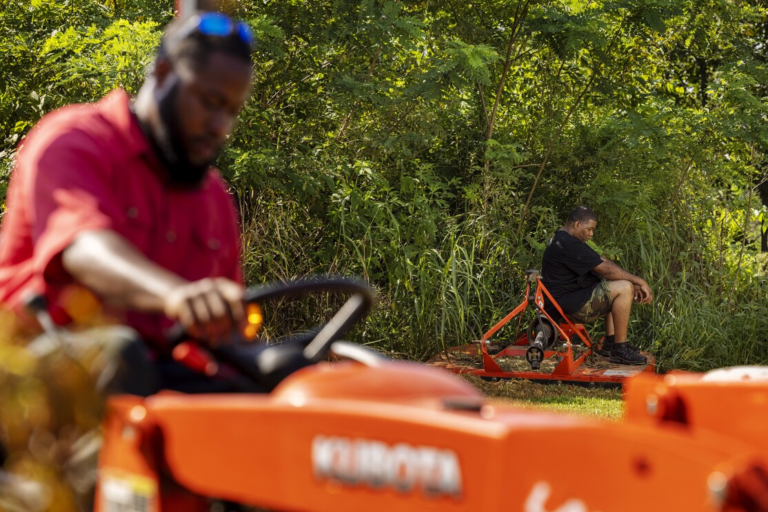 Juwan Page, a man who works at Amazon and also runs his family's multi-generational farm in Mississippi