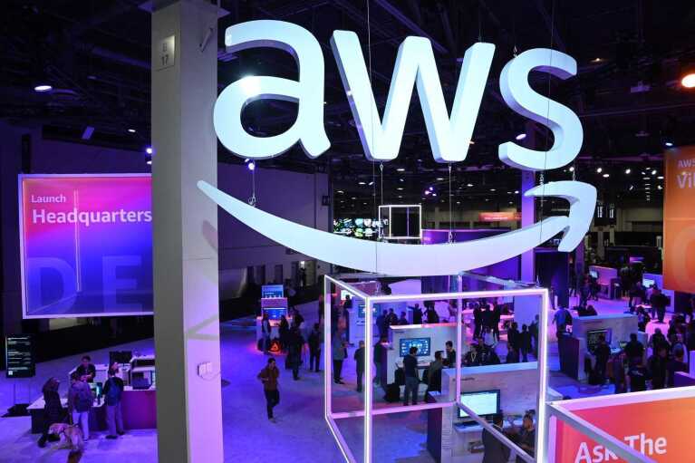 AWS re:Invent展厅的照片