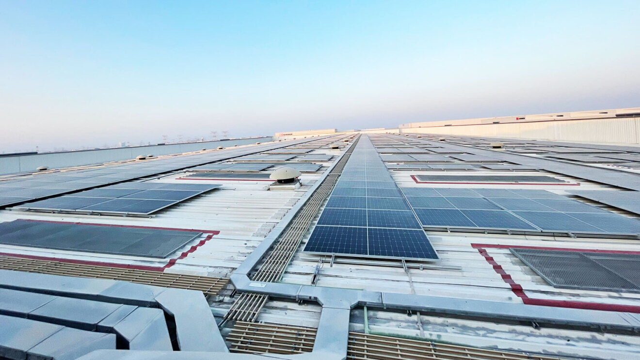 An image of solar panels.