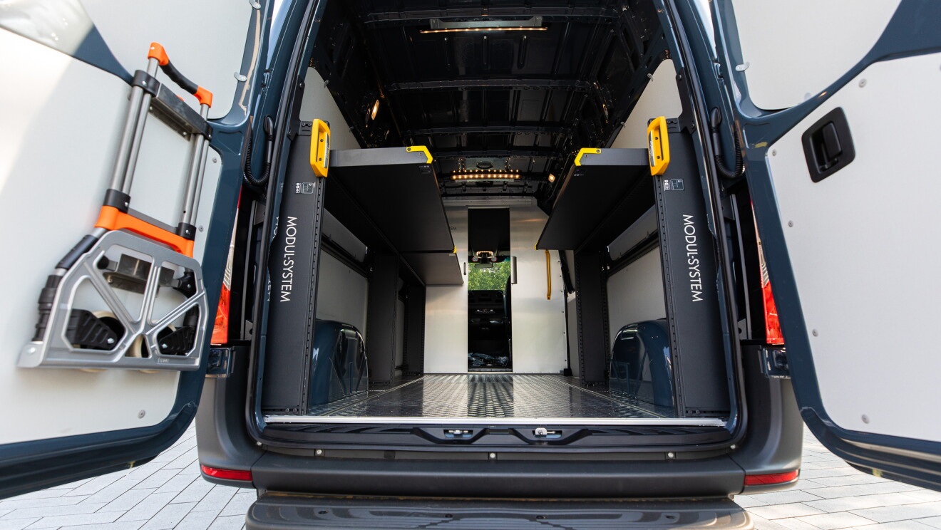 Interior of the Mercedes-Benz eSprinter