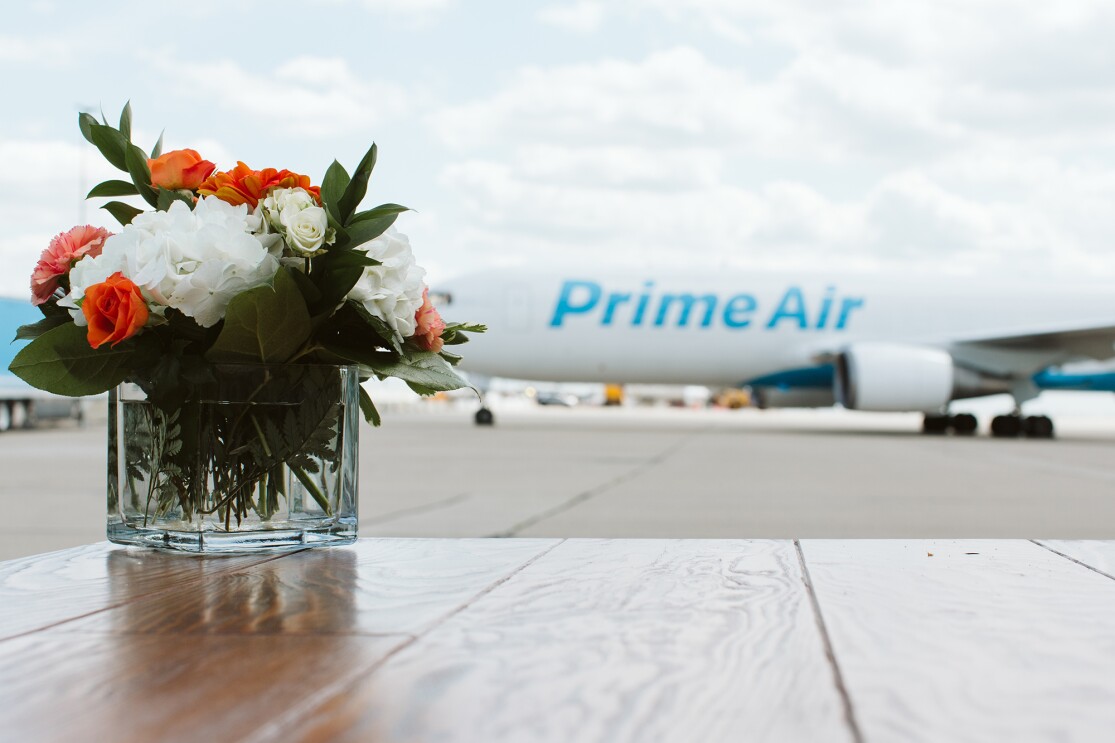 Amazon Prime Air Hub groundbreaking ceremony in Hebron, Kentucky.