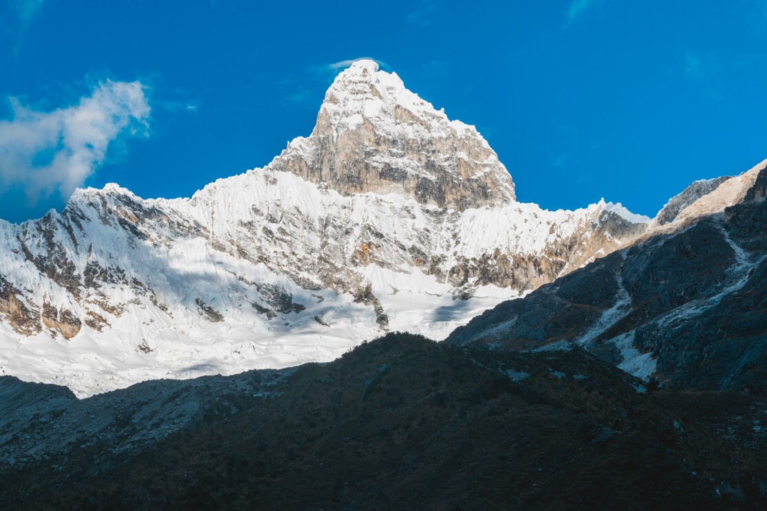A mountain view in Peru