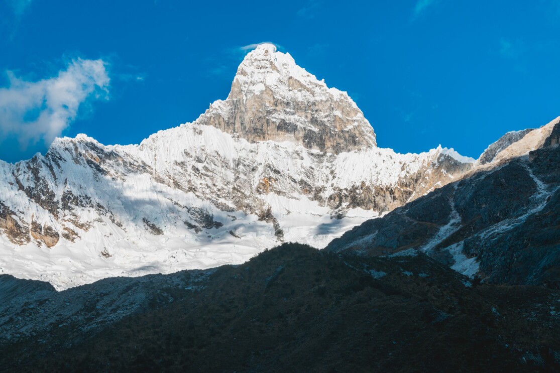 A mountain view in Peru 