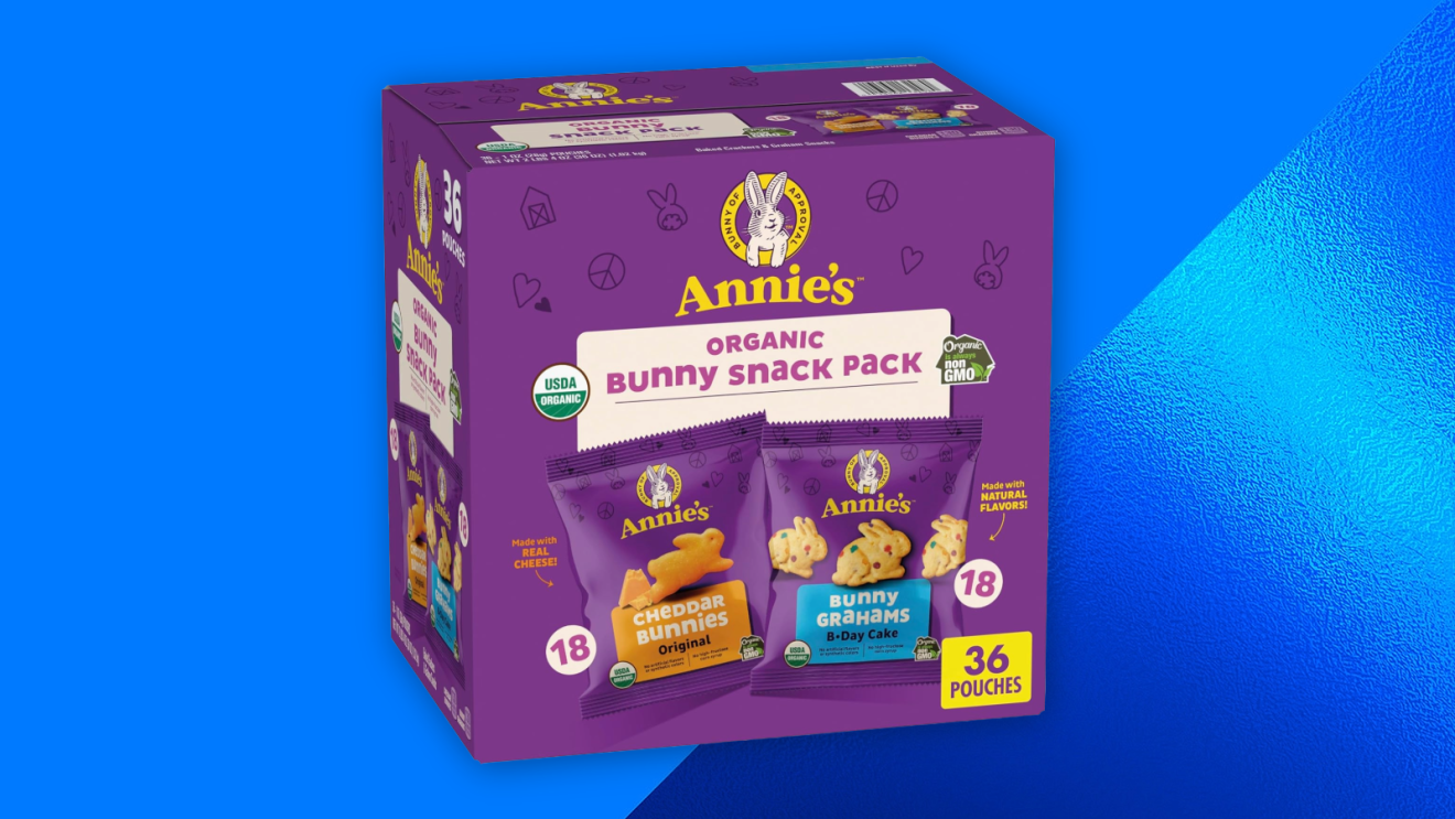 Annie's Organic Snack Pack, Cheddar Bunnies Crackers and Birthday Cake Bunny Grahams