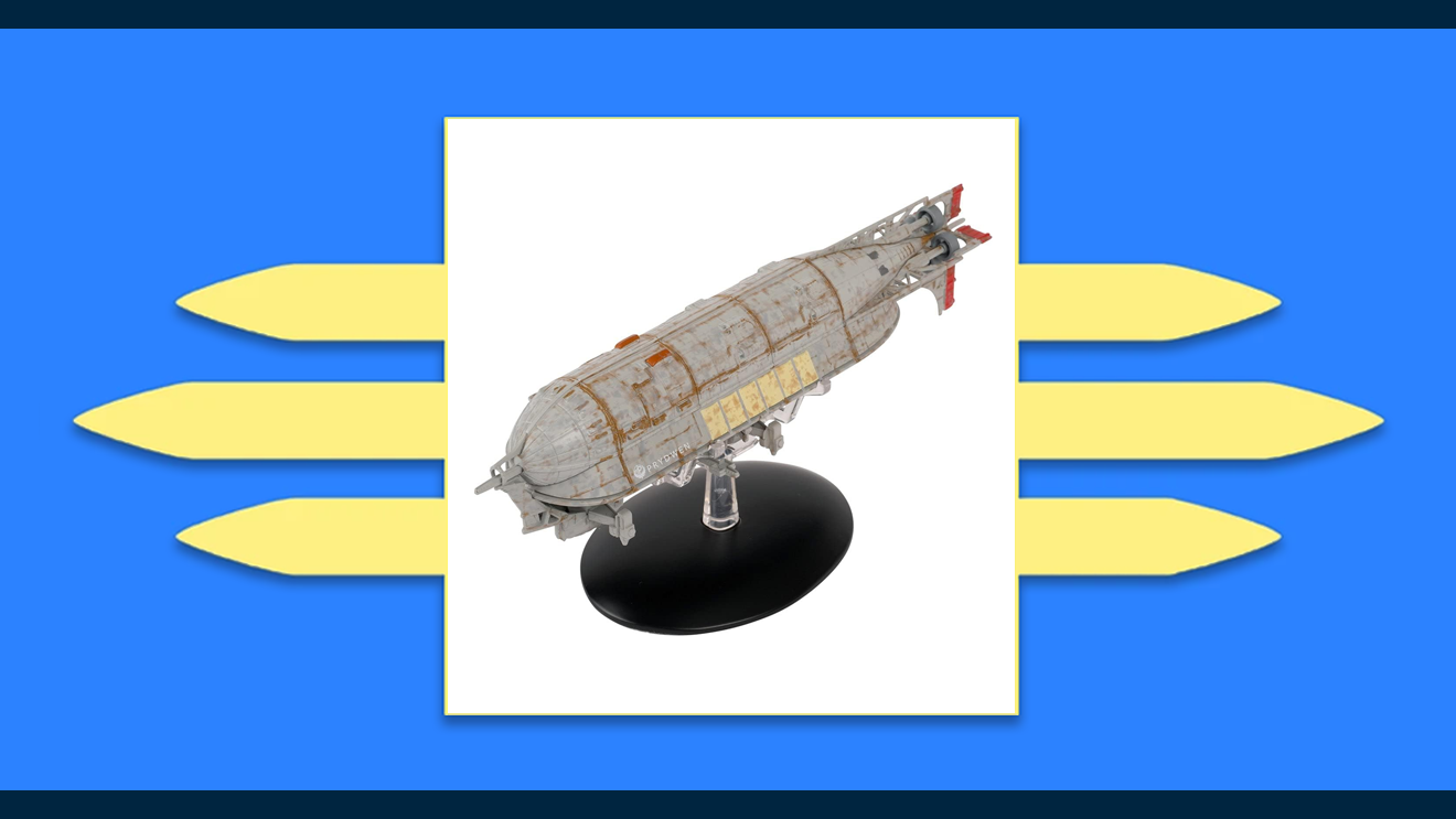 A Fallout Prydwen model