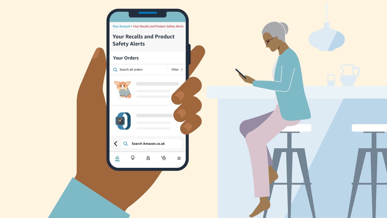 Recall and safety alert graphic