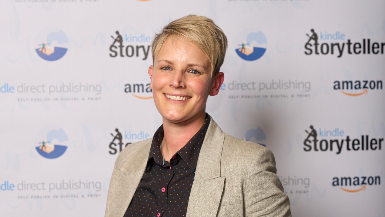 Pip Landers-Letts, winner of the Kindle Storyteller Award 2025