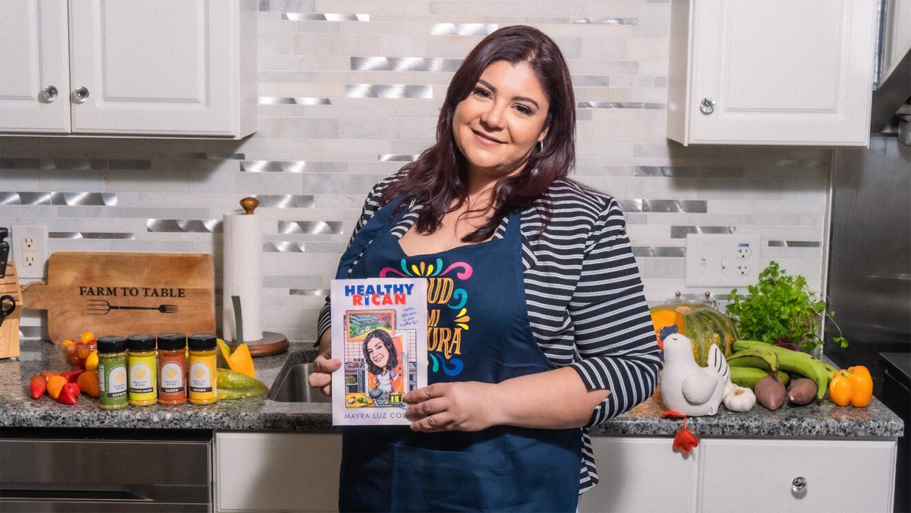 An image of Mayra Luz Colón, owner and founder of Healthy Rican