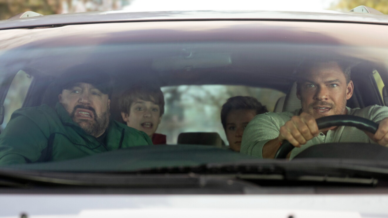Play Date ensemble driving in a car