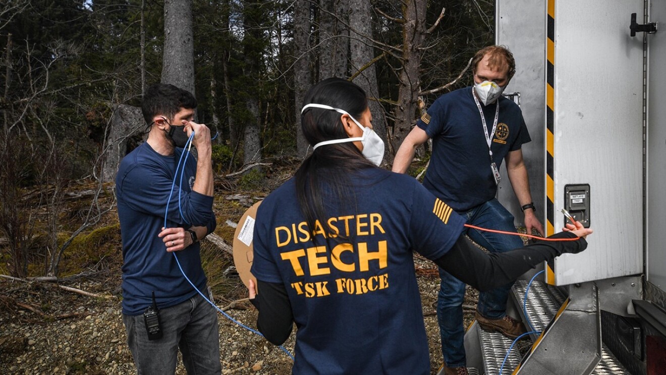 Amazon Web Services supports non-profits with infrastructure support and drone surveillance, to improve their disaster relief efforts
