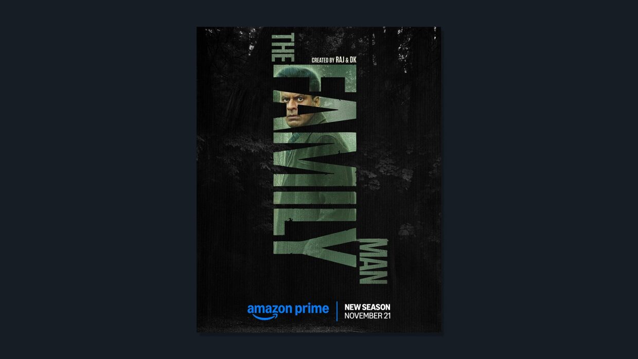 Poster for The Family Man on Amazon Prime, new season November 21