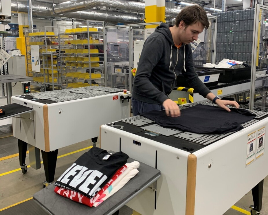 Noel Francis Jenkinson works at Amazon's Merch on-demand site in Daventry
