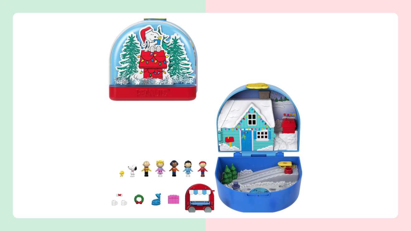 Polly Pocket and Snoopy Peanuts collaboration featured on Amazon's toy list