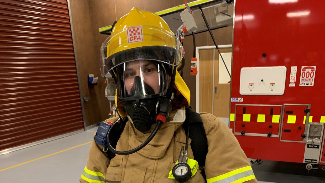 Jen Sims, firefighter