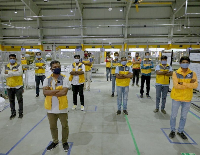delivery associates in FC for prime day