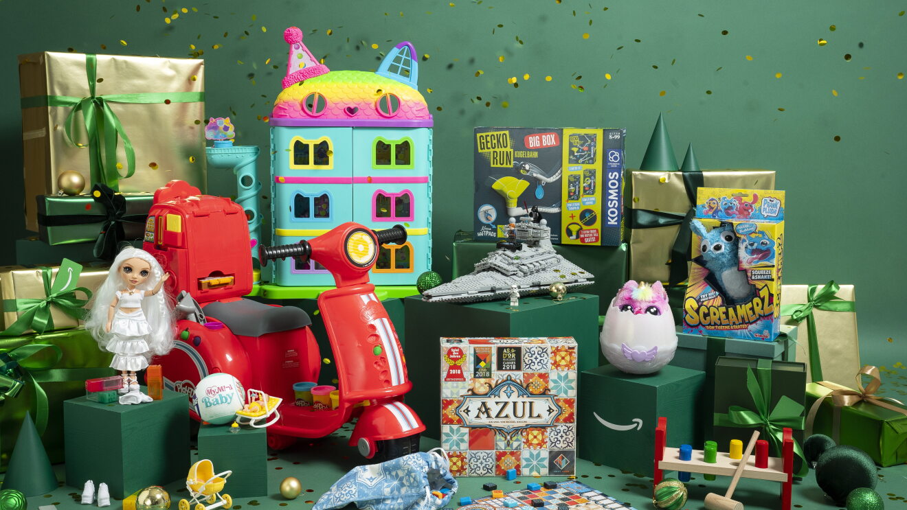 Alle zehn Spielzeuge von der Amazon kuratierten Auswahl der Top Ten Toys. 