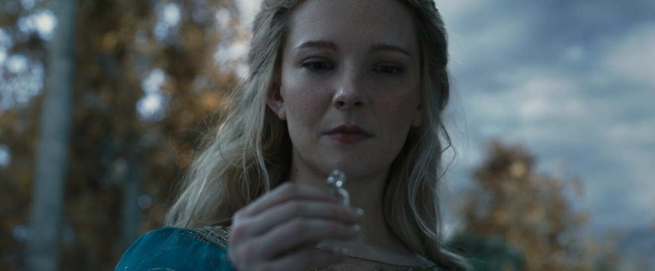 A glimpse of the rings in The Lord of the Rings: The Rings of Power on Prime Video