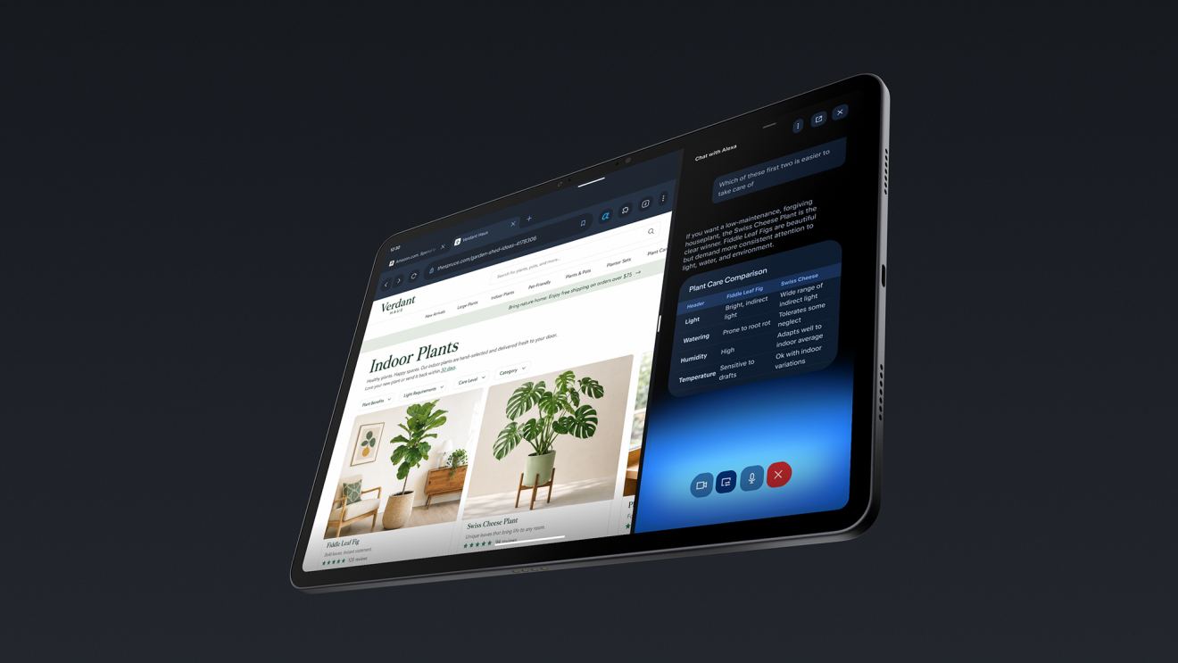 Alexa Plus on Amazon Alexa Tablet