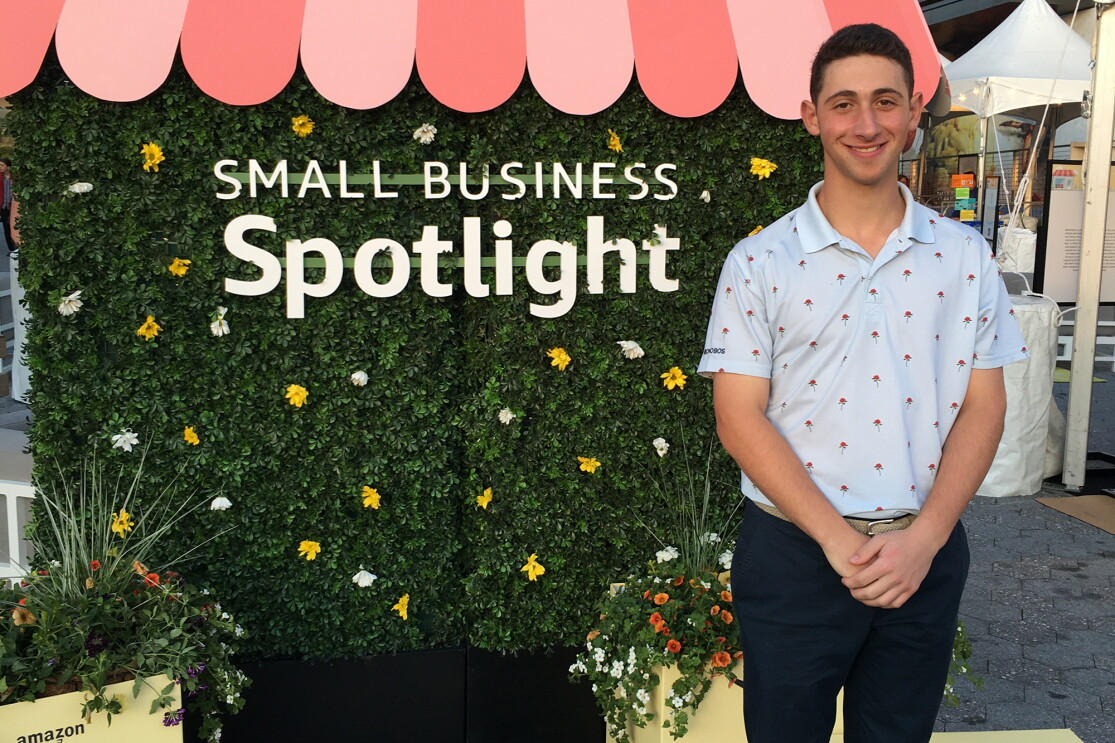 Teen entrepreneur who is selling their products on Amazon