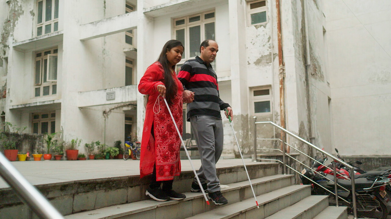 While Gauri has been blind since birth, Parvesh lost his vision around the age of 21 due to Retinitis Pigmentosa.