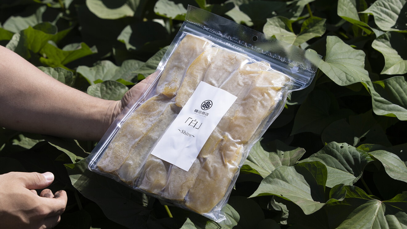 干し芋のパッケージ
