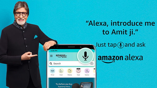 Amitabh - the celeb voice of Alexa