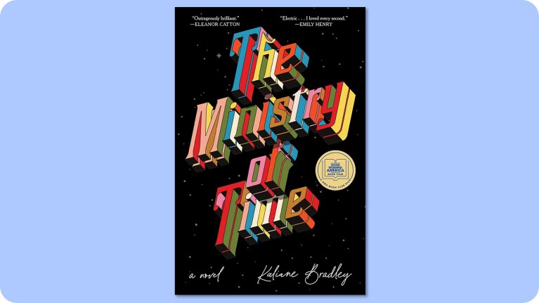 An image of the book cover of The Ministry of Time