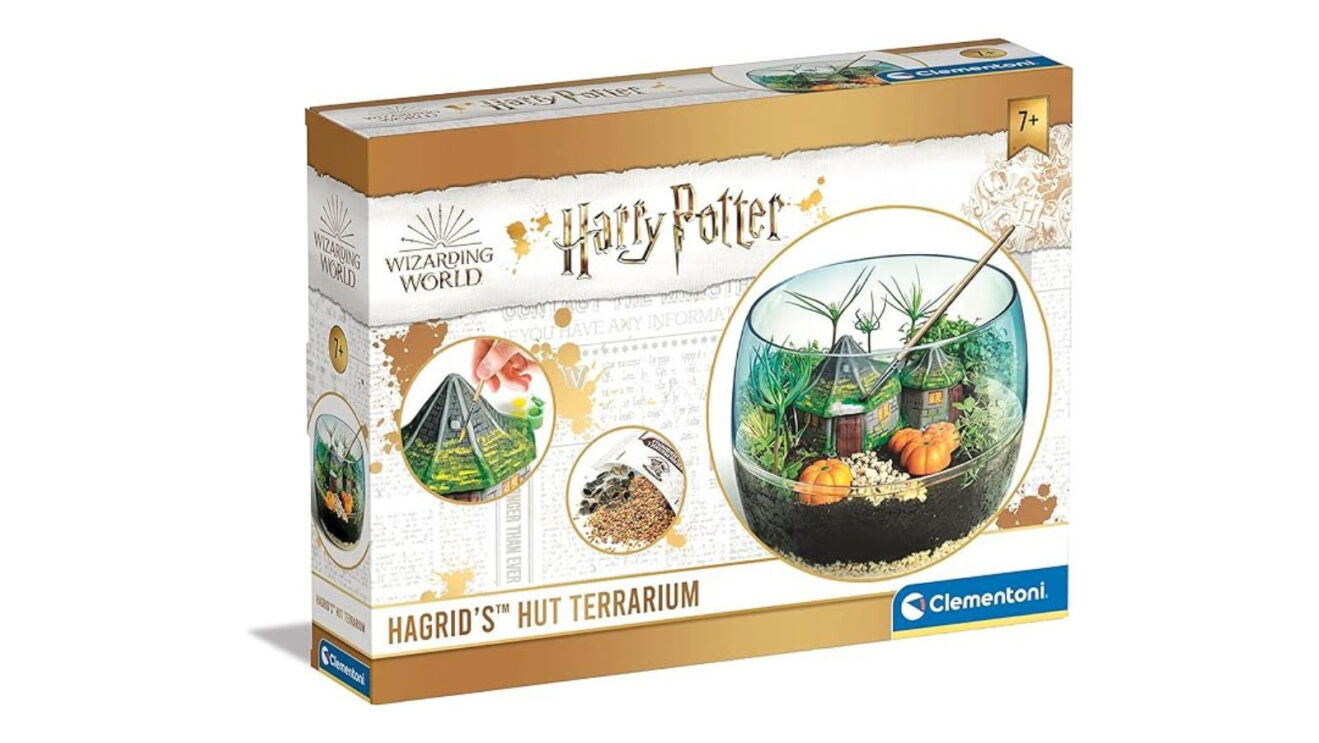 Clementoni 19248 Harry Potter Terrarium Set with Accessories for a Miniature Ecosystem 