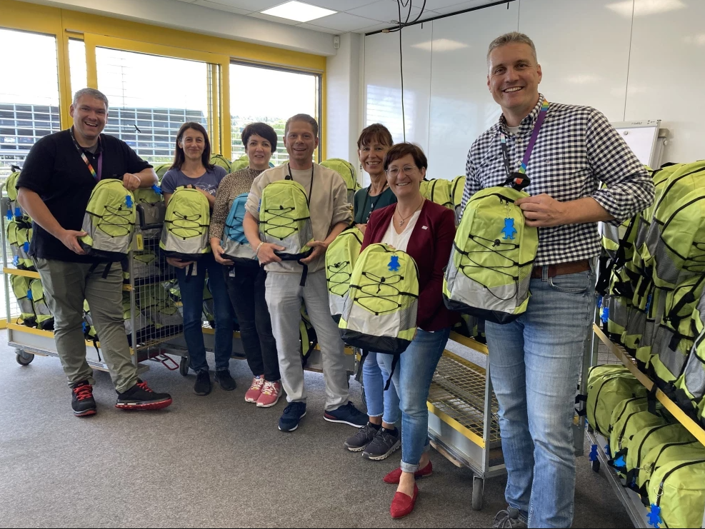 Strahlende Gesichter nach dem Back to School Event in Bad Hersfeld bild