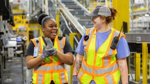 how to make a resume google docs Amazon employees wear safety vests in a fulfillment center