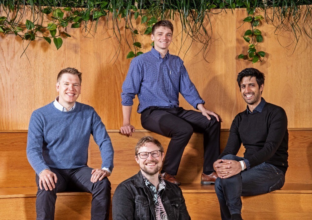 The founders of SURI at Amazon's London Headquarters