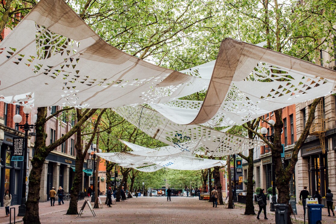 Celeste Cooning artwork on Amazon's campus