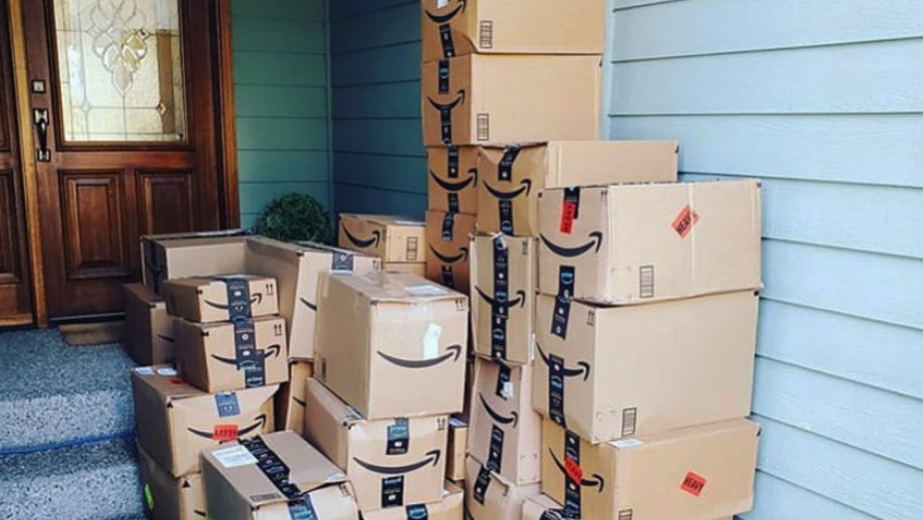 An image of donations Amazon made to on of the charitable organizations selected for its Delivering Smiles program this year.
