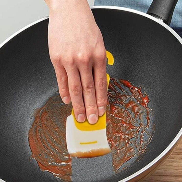 Pot & Pan Silicon Dish Scraper