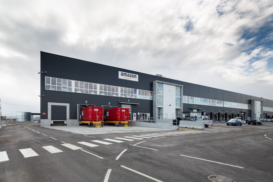 Außenaufnahme des Verteilzentrums in Niederösterreich