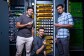 de izquierda a derecha: Ratul Mahajan, Amazon Scholar y experto en redes de centros de datos y profesor en la Universidad de Washington; Giacomo Bernardi, científico de AWS y Seshadhri Comandur, Amazon Scholar y profesor en la Universidad de California en Santa Cruz.