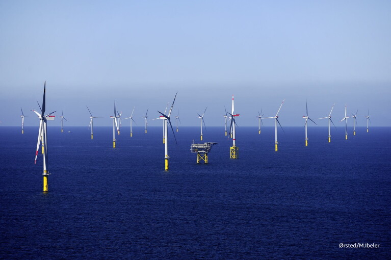 Offshore Windpart Borkum deutsche Nordsee
