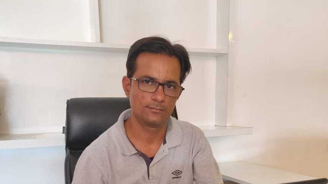Sunil the delivery service partner at his centre