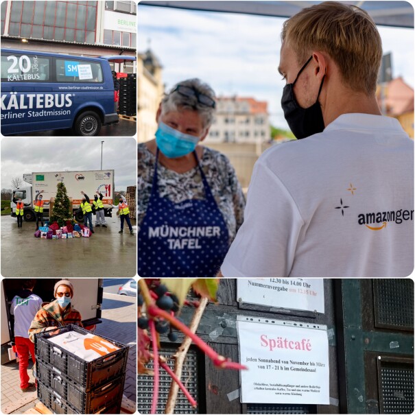 Collage mit Tafelspenden