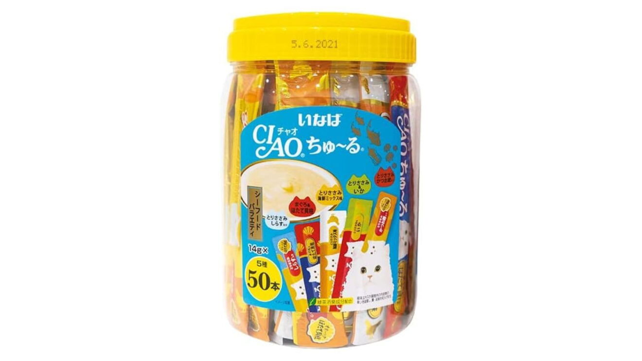 Ciao Chu Ru Seafood Mix Cat Snack Festival Tub