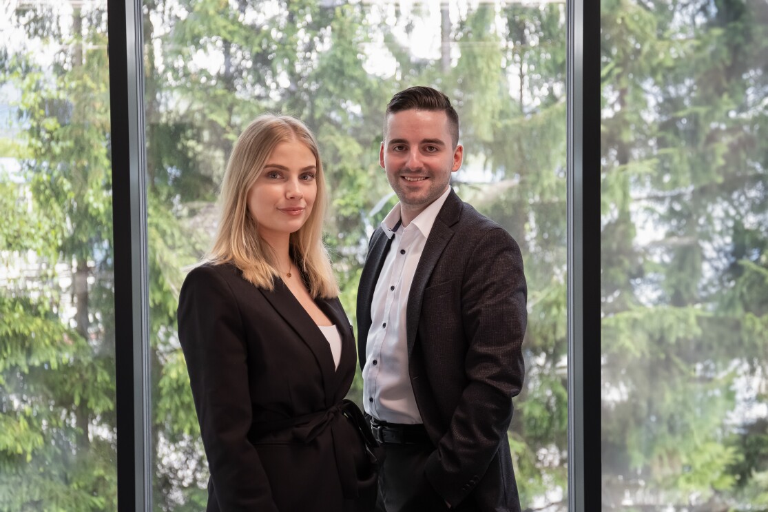 Ida Lindner und Simon Mundt von Walter Werkzeuge aus Salzburg.