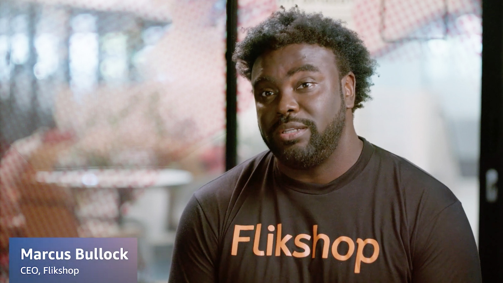 A photo of Marcus Bullock, CEO of the Flikshop app