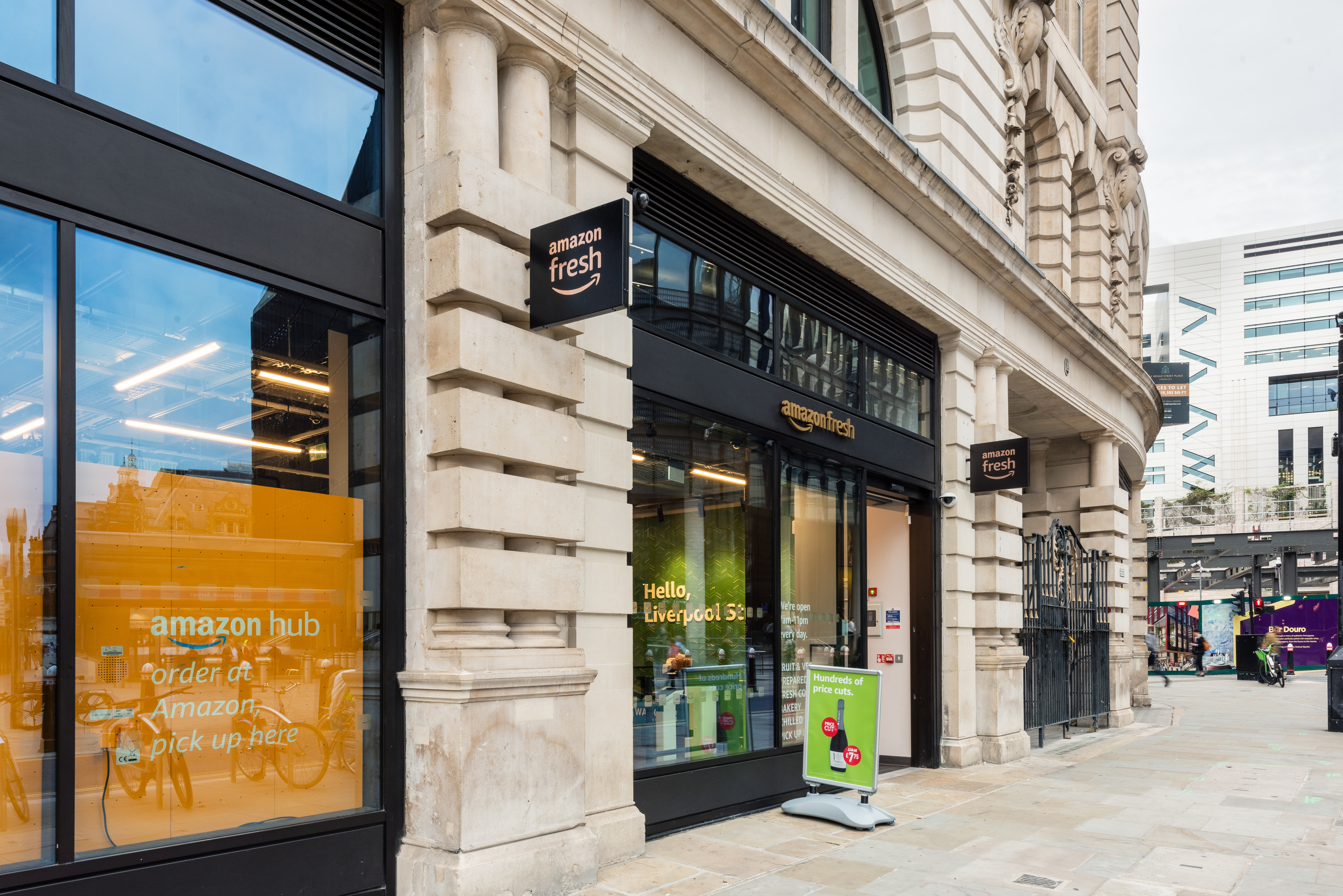 Amazon Fresh store in Liverpool Street