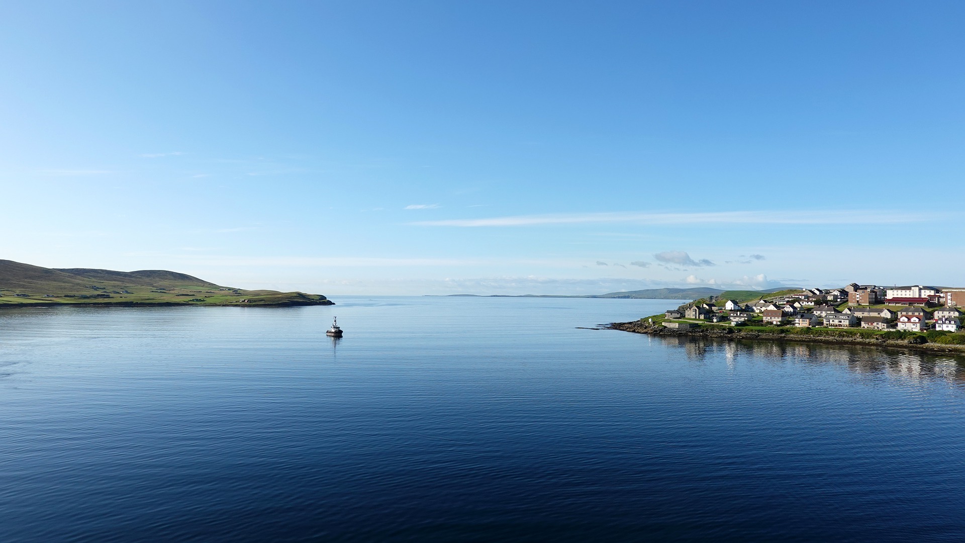 Scenery of the Shetland Islands