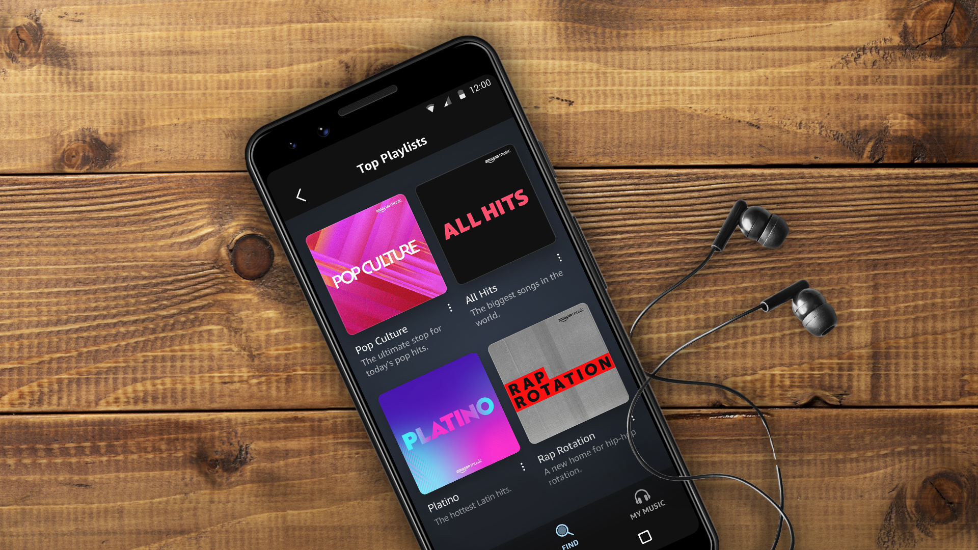 telefoon mit playliste